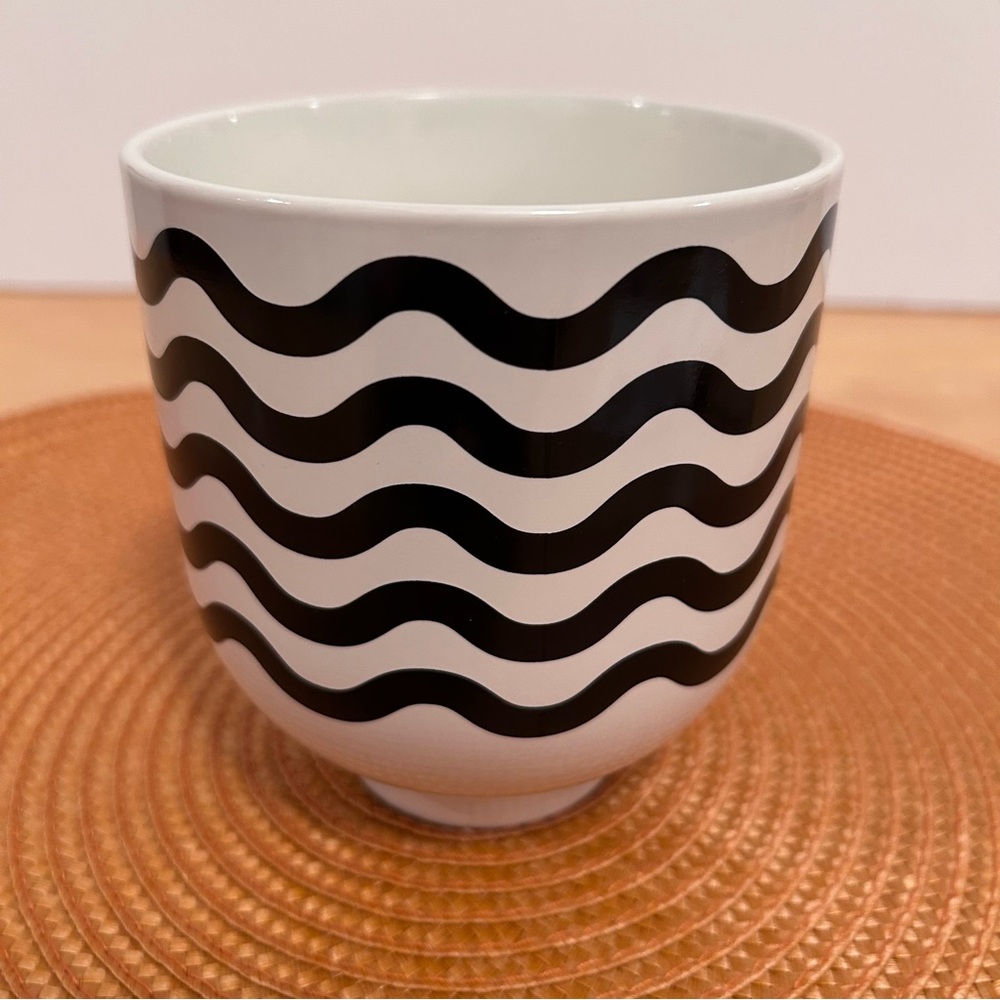 IKEA Black and White Design Planter Container Accent Piece
